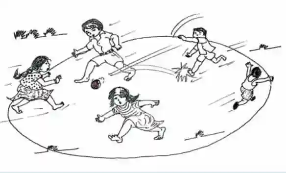 बॉल बन्दर गेम -खेलगढ़िया कार्यक्रम Ball-bandar game