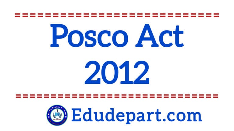 Posco Act 2012