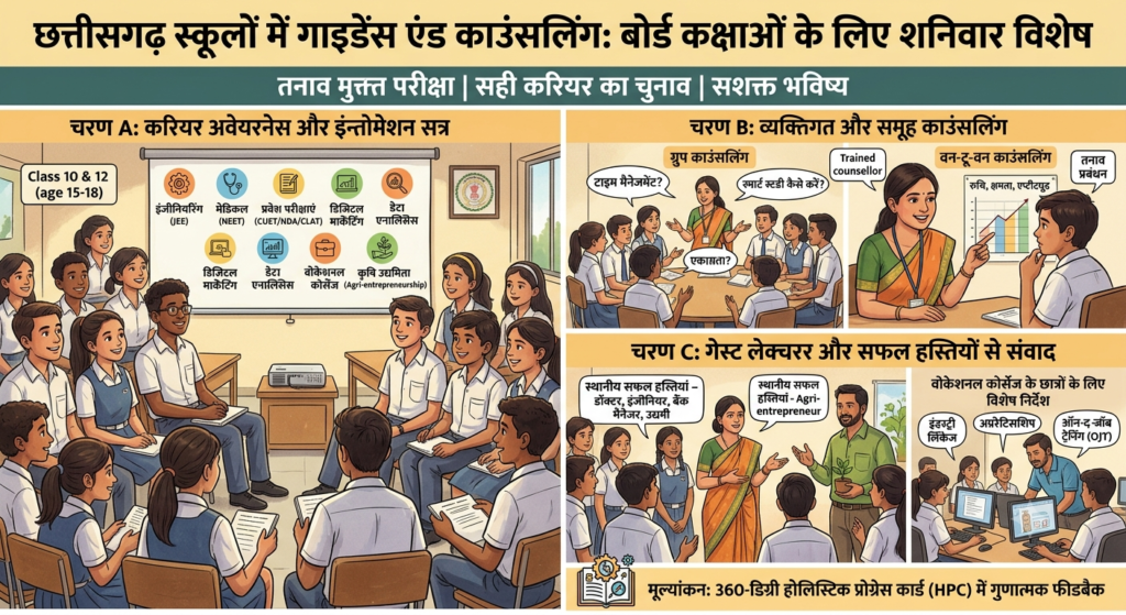 स्कूलों में गाइडेंस एंड काउंसलिंग (Guidance & Counselling): गतिविधि दिवस पर कैसे होगी बोर्ड कक्षाओं के बच्चों की करियर काउंसलिंग?