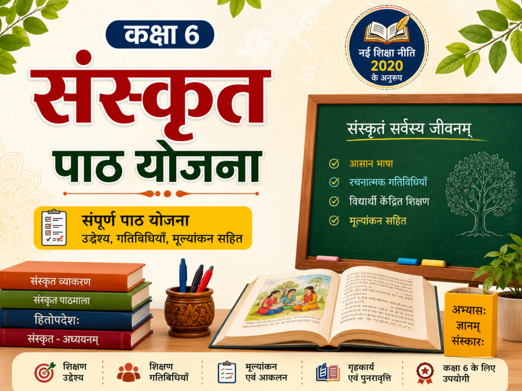 पाठ 5: शूराः वयं धीराः वयम् (हम शूर हैं, हम धीर हैं) Class 6 Sanskrit Lesson Plan Class 6 sanskrit Lesson Plan