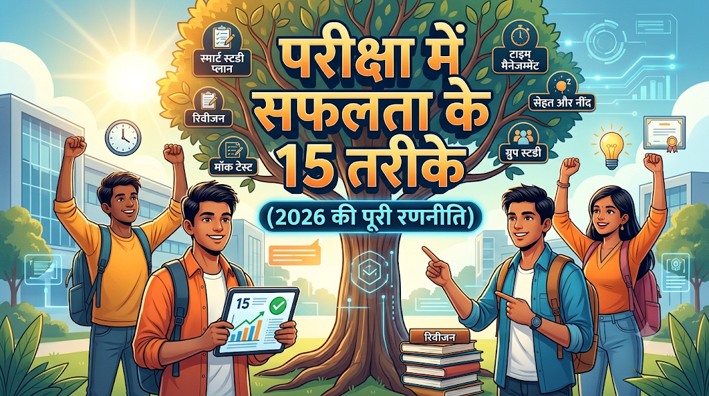 परीक्षा में सफलता के 15 तरीके