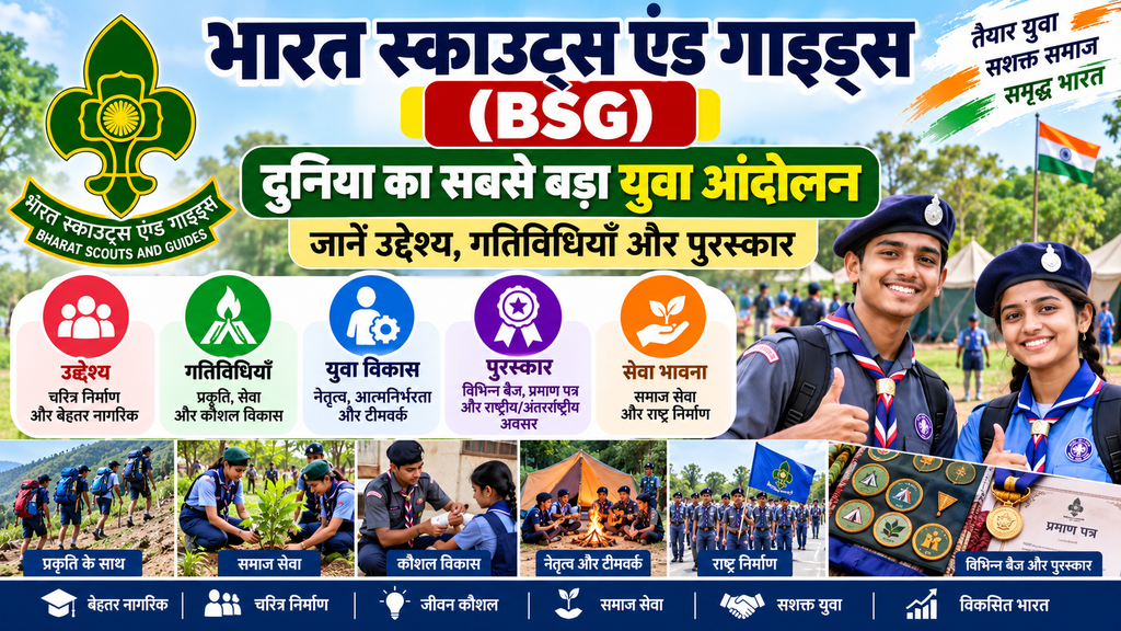 Bharat Scouts and Guides Youth Movement Infographic